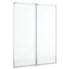 Vidaxl Magnetna tabla zložljiva 80x100x1,7 cm aluminij