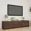 TV ormarić s LED rasvjetom Smeđi hrast 165 x 34 x 40 cm