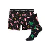JACK & JONES Set muške bokserice i čarape 12266774, Crni