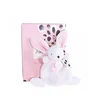 Doudou zeka roze 17cm