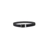 Calvin Klein Jeans FACETED BUCKLE 35MM ADJ/REV LV04D7010G Črna