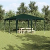 Šator za zabave Zelena 400 x 400 x 266 cm Polietilen i čelik