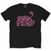 Pink Floyd Swirl Logo Black Mens T Shirt Size: XL