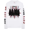 Slipknot Majica Shrouded Group Unisex White XL