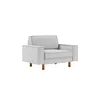 Atelier del Sofa Fotelja Sparrow Loveseat, Prljavo bela