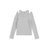 WE Fashion Majica svetlo siva