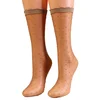 Sokisahtel Nogavice SCARLETT sheer socks with dots bež