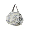 Shupatto Nakupovalna torba Compact Bag M modra/svetlo siva/pegasto bela