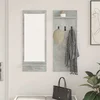 Vješalica za kapute na zidu Zidne Betonski sivi 70 x 10 x 90 cm