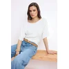 TRENDYOLMILLA Ženska bluza Twoss26Bz00097, Vanila