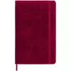 Moleskine Limited Edition Velvet Notebook, Hard Cover, Large , Ruled/Lined, Cyclamen Pink