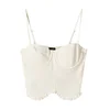 Bershka Top volneno bela