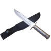 Taktični nož MILITARY FINKA SURVIVAL 35 cm črna/srebrna, Črna