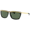 Ray Ban Unisex sunčane naočare 0RB2419 130358 56 OLYMPIAN II, Polarizovane, Crno- zlatne boje