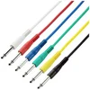 Adam Hall Adam Hall 3 STAR IPP 0090 SET avdio kabel [6x klinken vtič 6.3mm (mono) - 6x klinken vtič 6.3mm (mono)] 0.9 m bela, rdeča, modra, zelena, rumena, črna, (20542256)