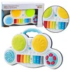 slomart LEAN TOYS Interaktivni glasbeni klavir z bobni in zvoki živali