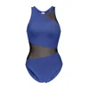 ARENA Enodelne kopalke ANGLE VENT BACK MESH modra/črna