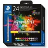 Komplet markerjev v obliki čopiča, STAEDTLER Pigment brush 371, 24 različnih barv, 24 kosov