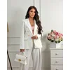 Squareonline Ženski sako Golden Touch White, Beli