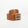 Pas Carhartt WIP Double Script Belt Cognac/ Silver M