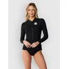 Rip Curl Premium Surf Zip Thru Longsleeve Lycra black