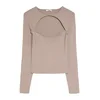 Bershka Majica svetlo rjava