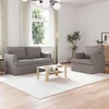 Vidaxl Kavč 2 pcs Taupe Kovina