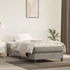 Madrac s oprugama srednje tvrdoće svjetlosivi 100x210x20 cm baršunasti