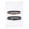 Trendyol ženski pojas model Twoaw26Ke00002, Crna-Mink