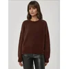 Hiccup Pulover Pullover temno rjava