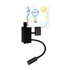 Brilagi - LED fleksibilna lampa BOBO 1xE27/25W/230V + LED/3W crna/bela/sa životinjskim motivima