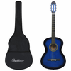 Klasična gitara za početnike s torbom plava 4/4 39 