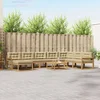 Set vanjskih sofa 9 pcs Bijela i bež