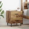vidaXL Nočna omarica Star les 40 x 35 x 47.5 cm Konstruiran les