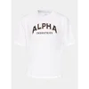 Alpha Industries Majica College 146501 Bela Relaxed Fit