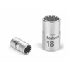Fortum Vtična glava Multilock 1/4, 4,5mm, L 25mm