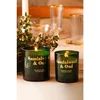 Glam Sandalwood i Oud Zelena Sveća Set (2 Komada)