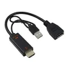 HDMI M. na Displayport M. F. Konvertor Kettz H2DP-023 0.23CM 4K 60Hz