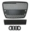 OEM Rešetka / maska bez znaka Audi A6 C6 04-08 RS, Crna