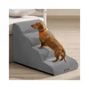 Songmics Hišne stopnice 2 stopnji 72x40x50 cm siva
