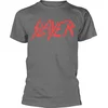 Slayer Distressed Logo Charcoal Grey XL Majica