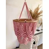 Roza perlasti lestenec M 33x63