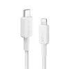 Anker 322 USB tip-C na Lightning kabl M/M 0.9m, 60W, pleteni, beli