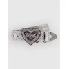 Vitriol Metal Lace Belt silver