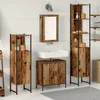 Set namještaja za kupaonicu Zidne 4 pcs Smeđa Konstruirano drvo