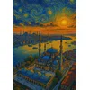 Istanbulski plakat v stilu Van Gogha 50x70 cm