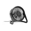 USB stoni ventilator, prečnik 15 cm, crne boje