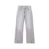 MANGO KIDS Kavbojke siv denim