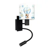 Brilagi - LED fleksibilna lampa BOBO 1xE27/25W/230V + LED/3W crna/bela/plava/medvedići