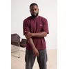 Trendyol Muška majica Tmnss26Bf00004, Bordo